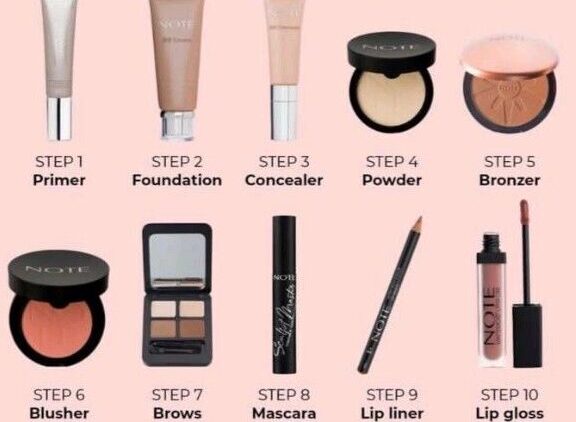 makeup routine
